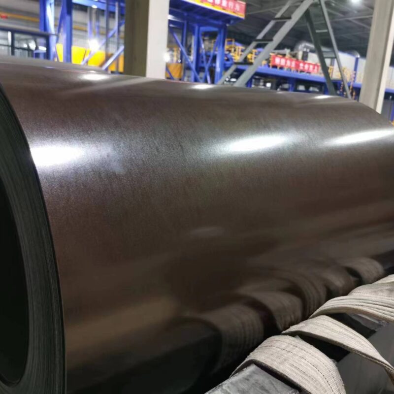 Scratch-resistant color coated steel coil  RAL7016