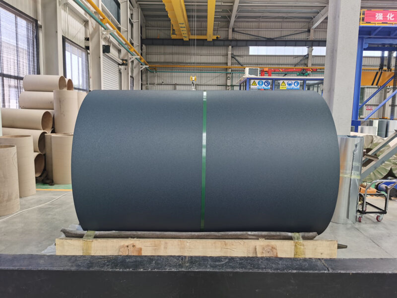Double-sided Wrinkle color coated coil  RAL7024